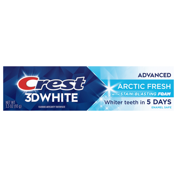 Crest 3D White Fluoride Anticavity Whitening Arctic Fresh Toothpaste