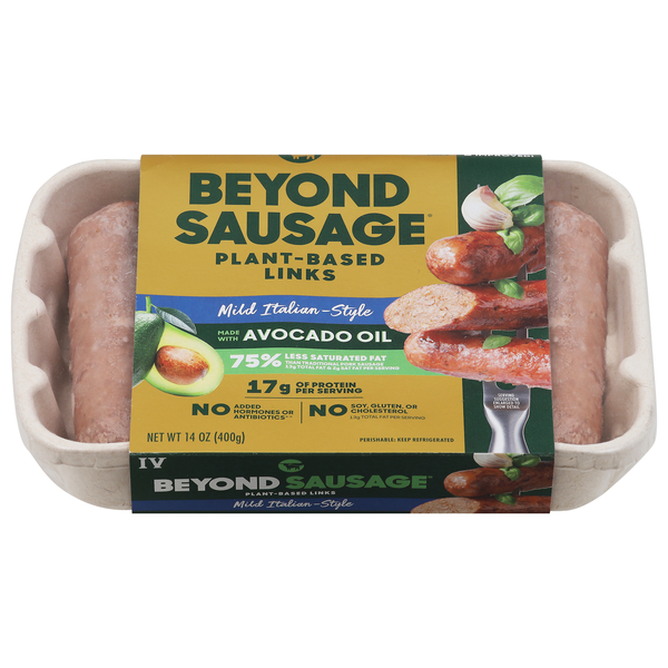 Beyond Plant-Based Vegan Sweet Italian Style Sausage - 4 ct