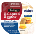 Sargento Balanced Breaks Gouda/Sharp Cheddar Cheese w/Triscuit Snack 3 ct