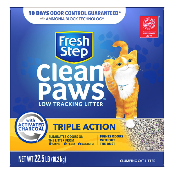 Save on Fresh Step Clean Paws Triple Action Clumping Cat Litter Order