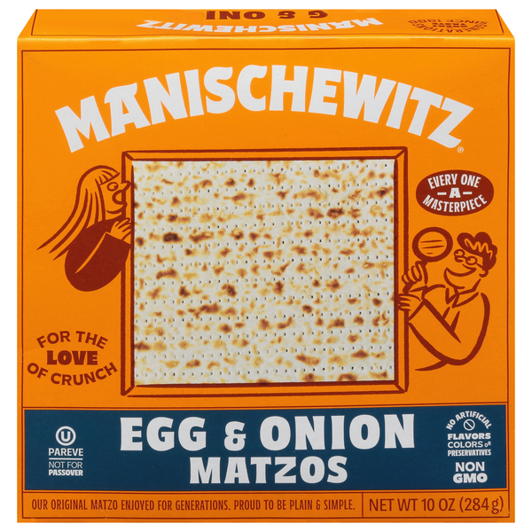 Manischewitz Kosher Egg & Onion Matzos