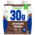 Orgain Chocolate Fudge 30g Protein Shakes - 4 pk