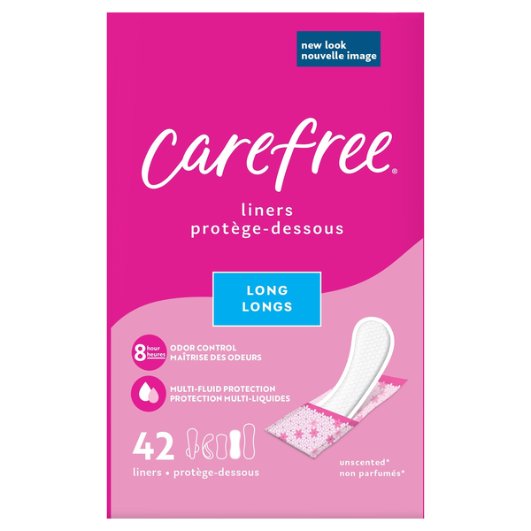 Carefree Unscented Long Liners To Go
