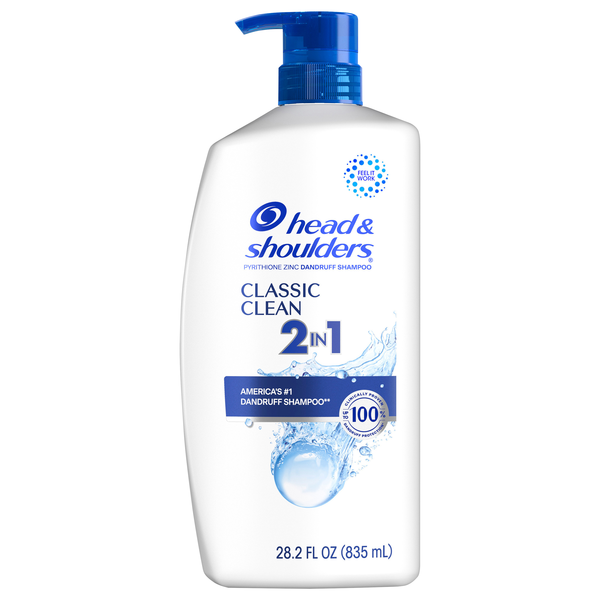 Head & Shoulders 2-in-1 Dandruff Shampoo + Conditioner Classic Clean Pump