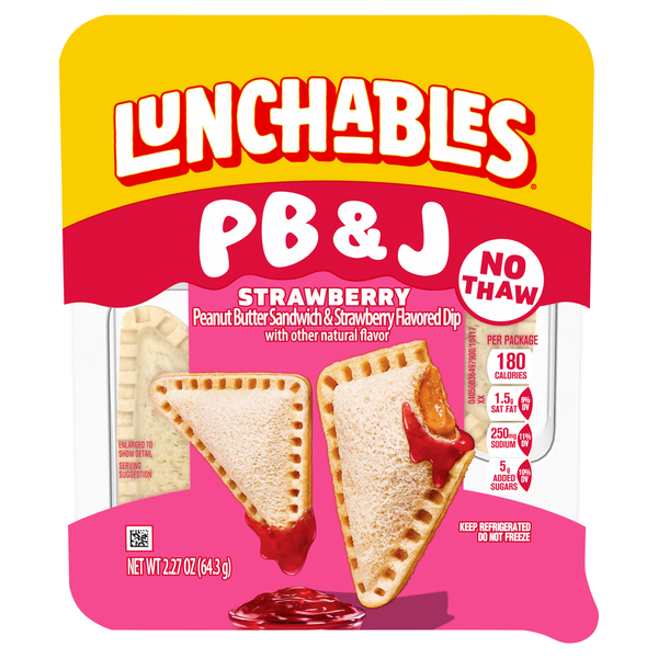 Lunchables Strawberry PB&J Sandwich & Dip