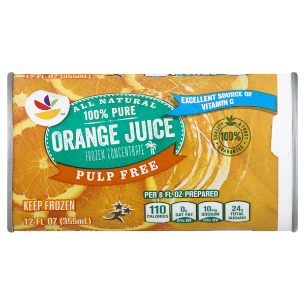 Save on Giant 100 Pure Orange Juice Pulp Free Concentrate Frozen Order