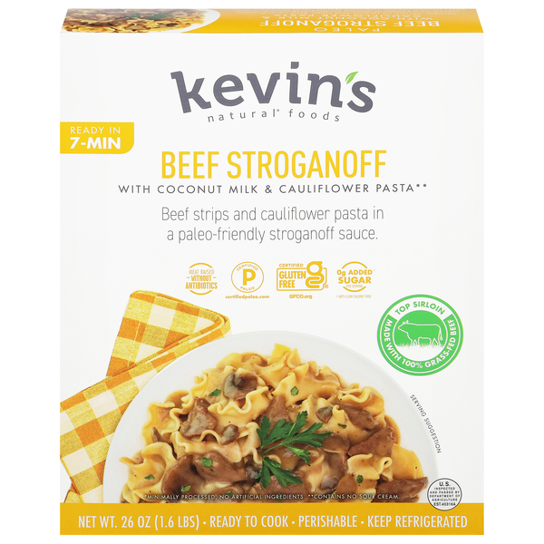 Kevin's Natural Foods Beef Stroganoff