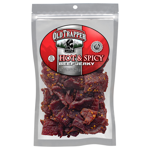 Old Trapper Hot & Spicy Beef Jerky
