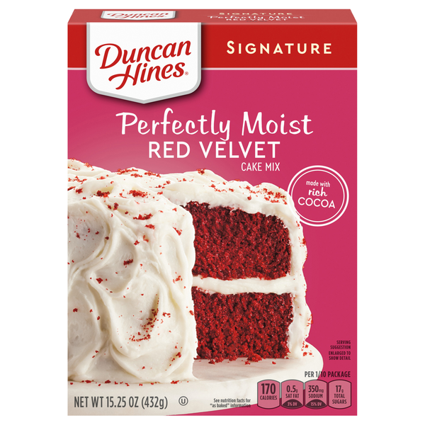 Duncan Hines Signature Perfectly Moist Red Velvet Cake Mix