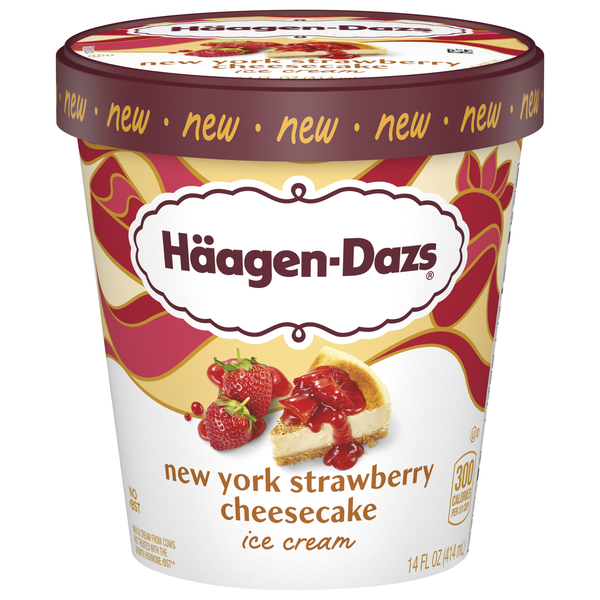 Haagen-Dazs New York Strawberry Cheesecake Ice Cream