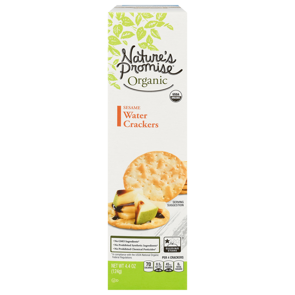 Nature's Promise Organic Sesame Water Crackers