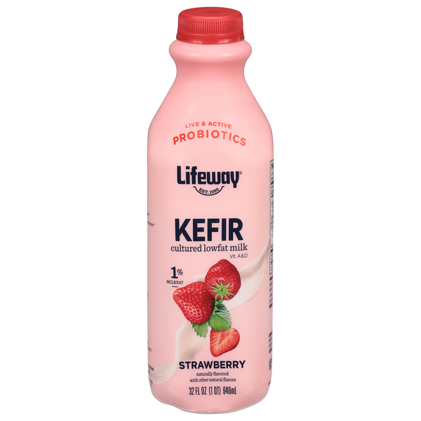 Lifeway Probiotic Low Fat Strawberry Kefir
