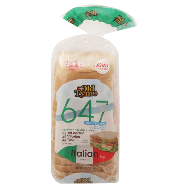 Schmidt Old Tyme 647 40 Calories Italian Bread Sliced