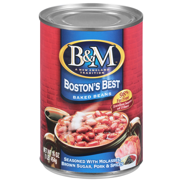 B&M 98% Fat Free Boston's Best Baked Beans