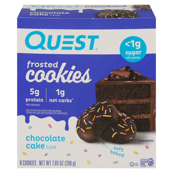 Save on Quest Protein Frosted Cookies Chocolate Cake Low Carb Keto 8