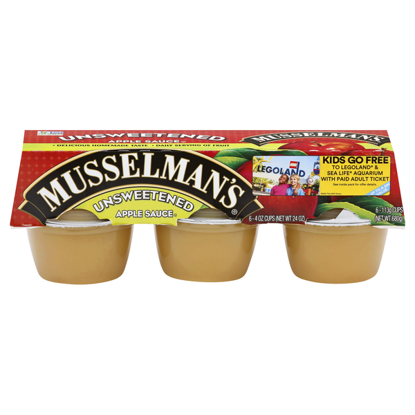 Save on Musselman's Applesauce Cups Unsweetened 6 ct Order Online
