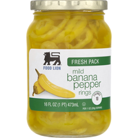 Food Lion Fresh Pack Mild Banana Pepper Rings