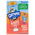 Get'ems! from Gerber Squeezies Peach Apple Twist Pouches - 4 ct