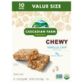 Cascadian Farm Organic Chewy Vanilla Chip Granola Bars - 10 ct