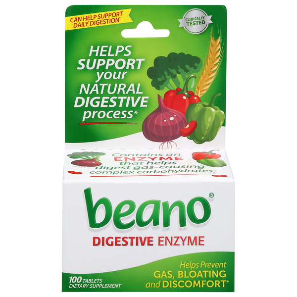 Beano Ultra 800 Food Enzyme Tablets Gluten Free