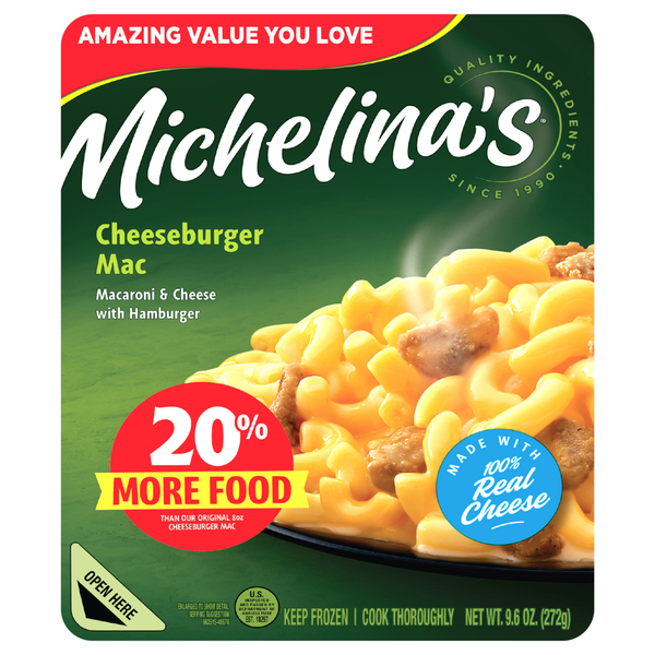 Michelina's Cheeseburger Mac Frozen Meal