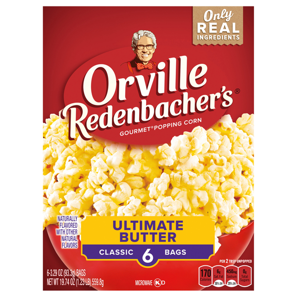 Orville Redenbacher's Ultimate Butter Classic Bags Microwave Popcorn