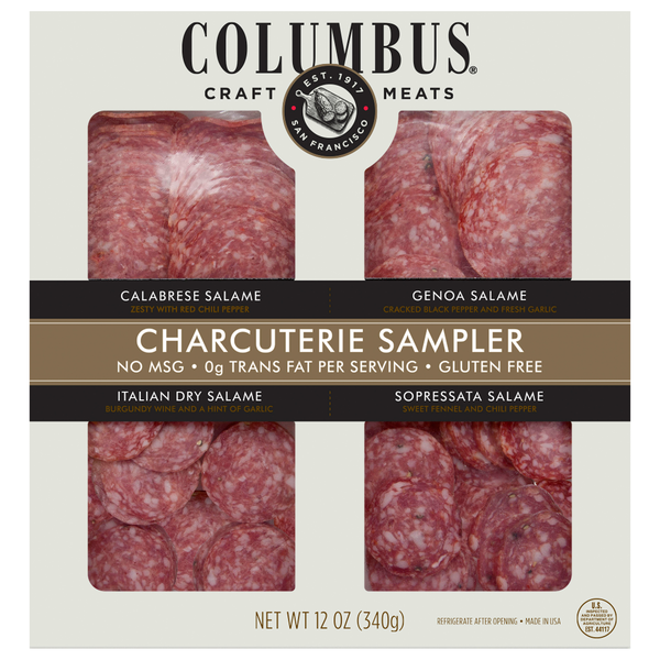 Columbus Charcuterie Sampler (Calabrese/Salame/Sopressata) Sliced