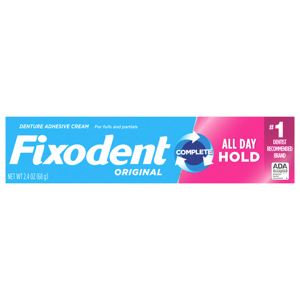 Fixodent Denture Adhesive Cream Original