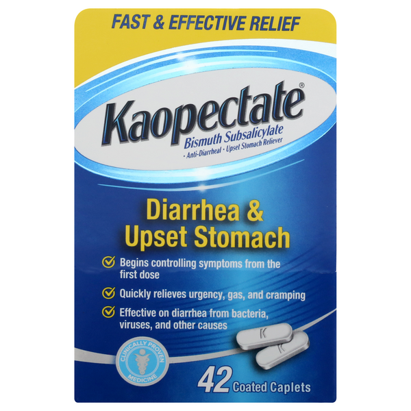 Save on Kaopectate Diarrhea & Upset Stomach Coated Caplets Order Online