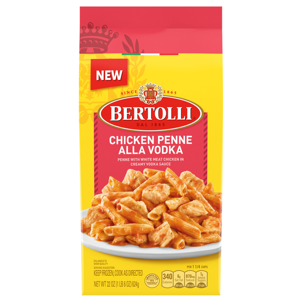 Bertolli Chicken Penne Alla Vodka Frozen Skillet Meal