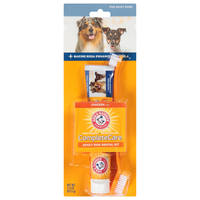 Arm & Hammer Multi-Care Dental Toothbrush Set For Dogs Beef Flavor