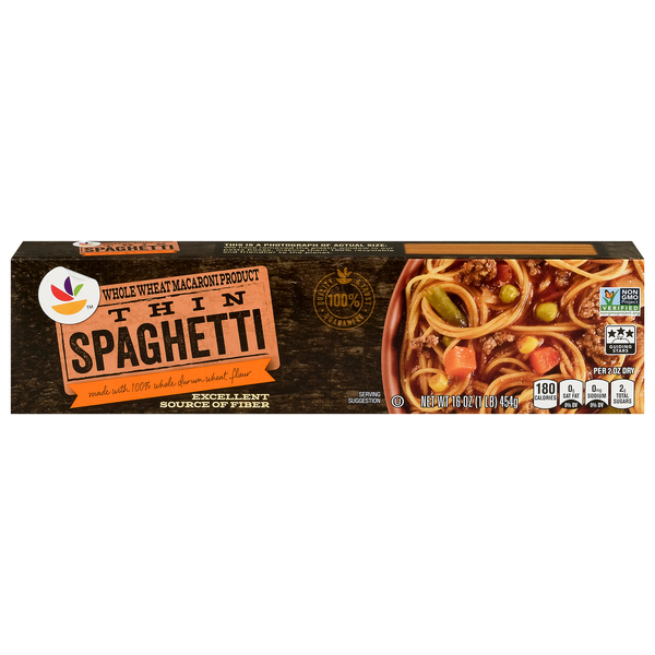 Giant Whole Grain Whole Wheat Thin Spaghetti Pasta