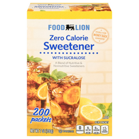 Food Lion Zero Calorie Sweetener Packets with Sucralose