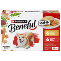 Purina Beneful Loaf Chicken/Carrots & Beef/Peas Adult Wet Dog Food - 12 ct
