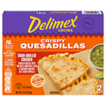 Delimex Char-Grilled Chicken Crispy Quesadillas - 2 ct Frozen