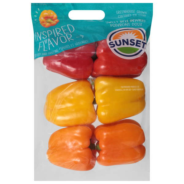 Sunset Sweet Bell Peppers