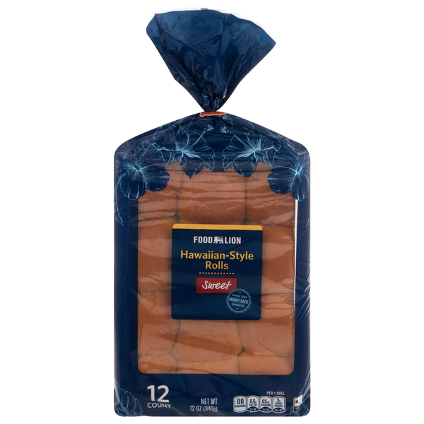 Food Lion Bakery Sweet Hawaiian-Style Rolls - 12 ct