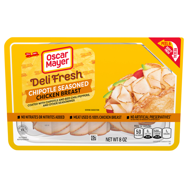 Oscar Mayer Deli Fresh Chipotle Seasoned Chicken Breast Sliced