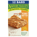 Nature Valley Soft Baked Peanut Butter Oatmeal Squares Bars - 12 ct