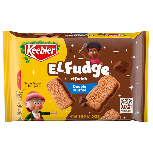 Keebler E.L. Fudge Elfwich Double Fudge Cookies