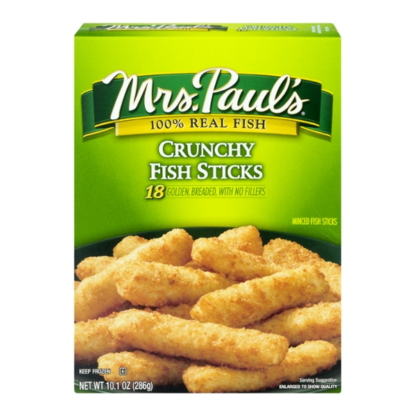 Save on Mrs. Paul's Fish Sticks Crunchy Select Cuts 18 ct Frozen
