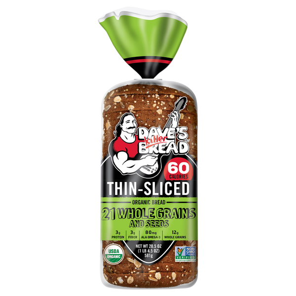 Dave's Killer Bread Organic 21 Whole Grains & Seeds Sliced Bread