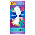 Always Teen Radiant Size 3 Unscented Extra Heavy Flow Pads with Wings