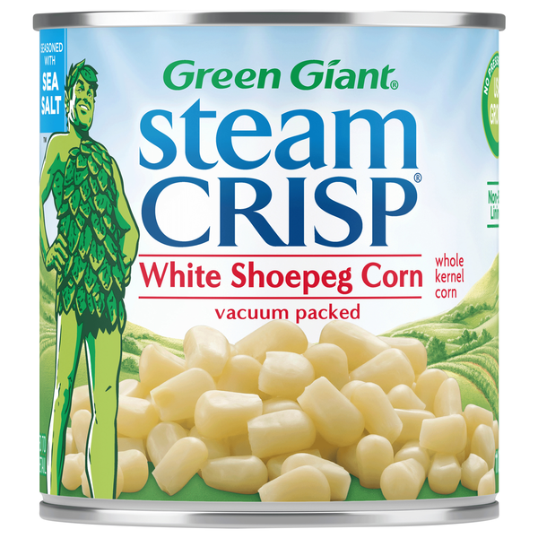 Green Giant Steam Crisp Whole Kernel White Shoepeg Corn