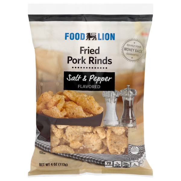 Save on Food Lion Pork Rinds Salt & Pepper Flavored Order Online