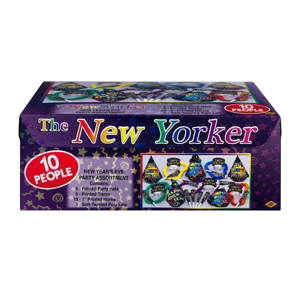 The New Yorker New Year's Eve Party Assortment Kit (Colors May Vary)
