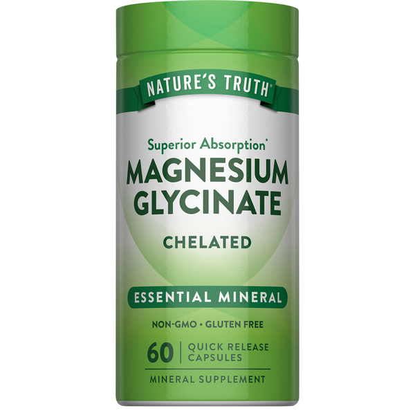 Nature's Truth 665mg Magnesium Glycinate Quick Release Capsules