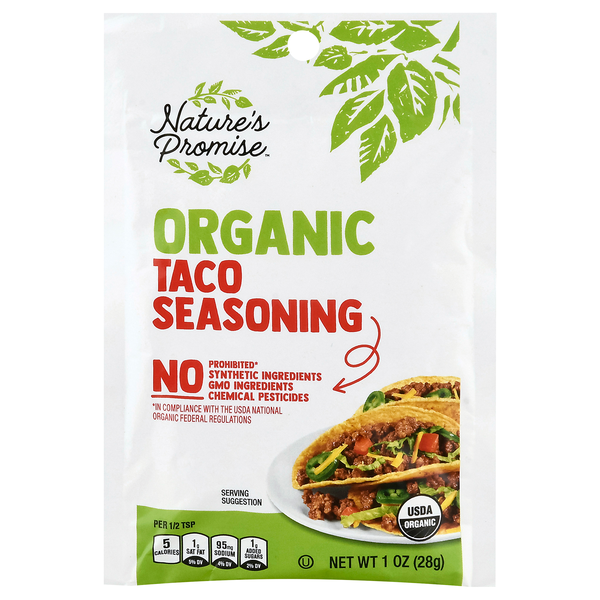 Nature's Promise Organic Taco Seasoning Mix Packet
