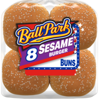 Ball Park Sesame Seed Burger Buns - 8 ct