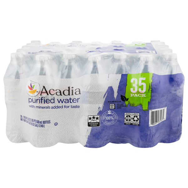 Stop & Shop Acadia Purified Drinking Water - 35 pk